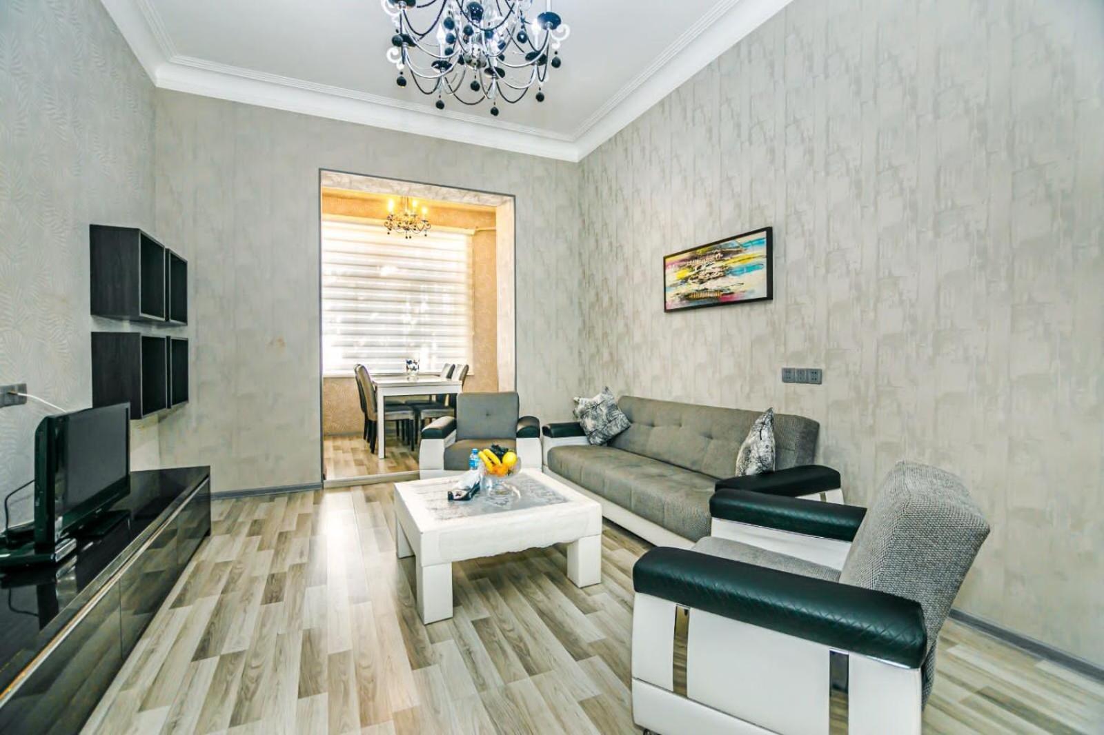 Azneft Square Deluxe Apartment Bakü Dış mekan fotoğraf