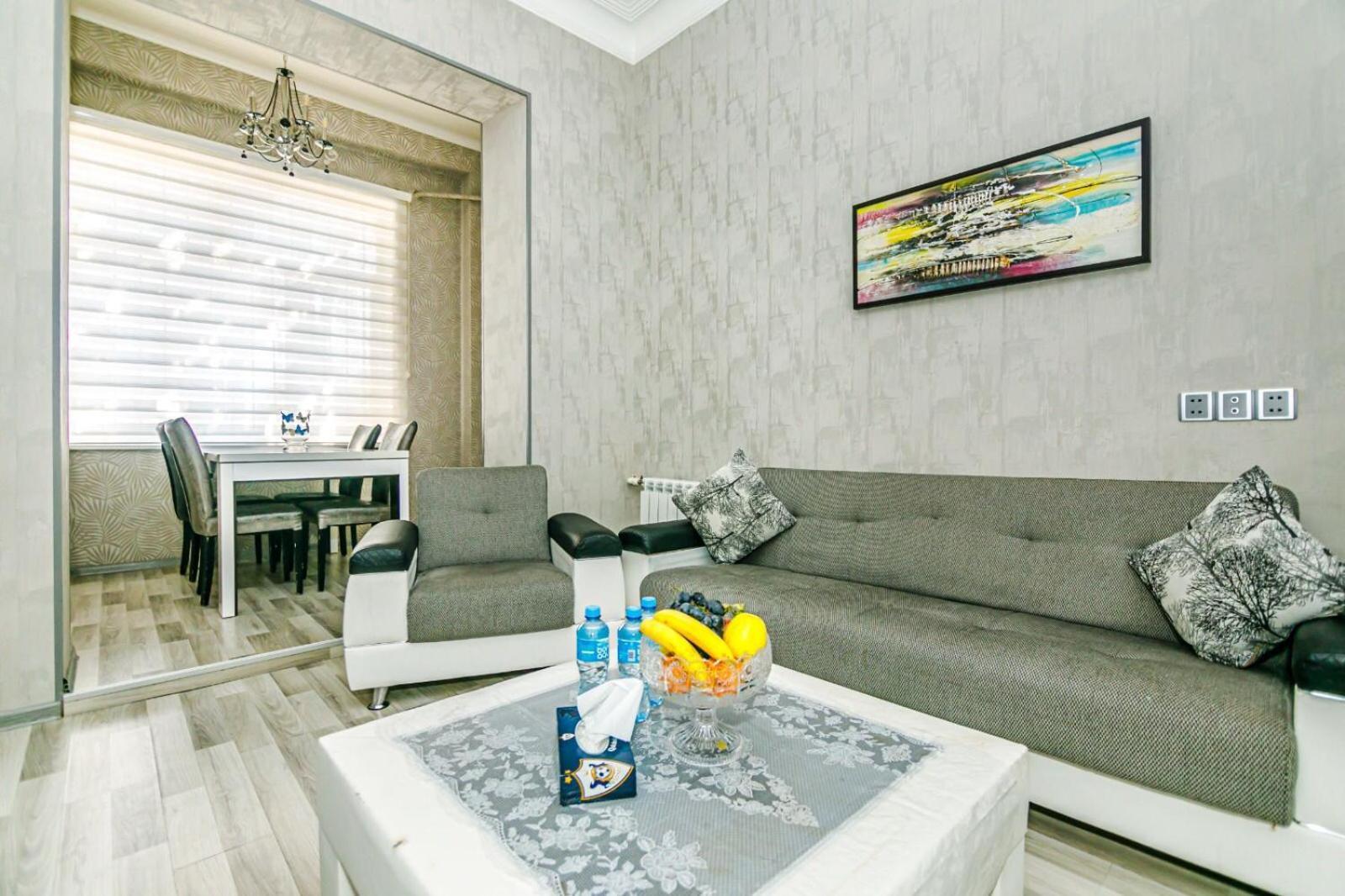 Azneft Square Deluxe Apartment Bakü Dış mekan fotoğraf