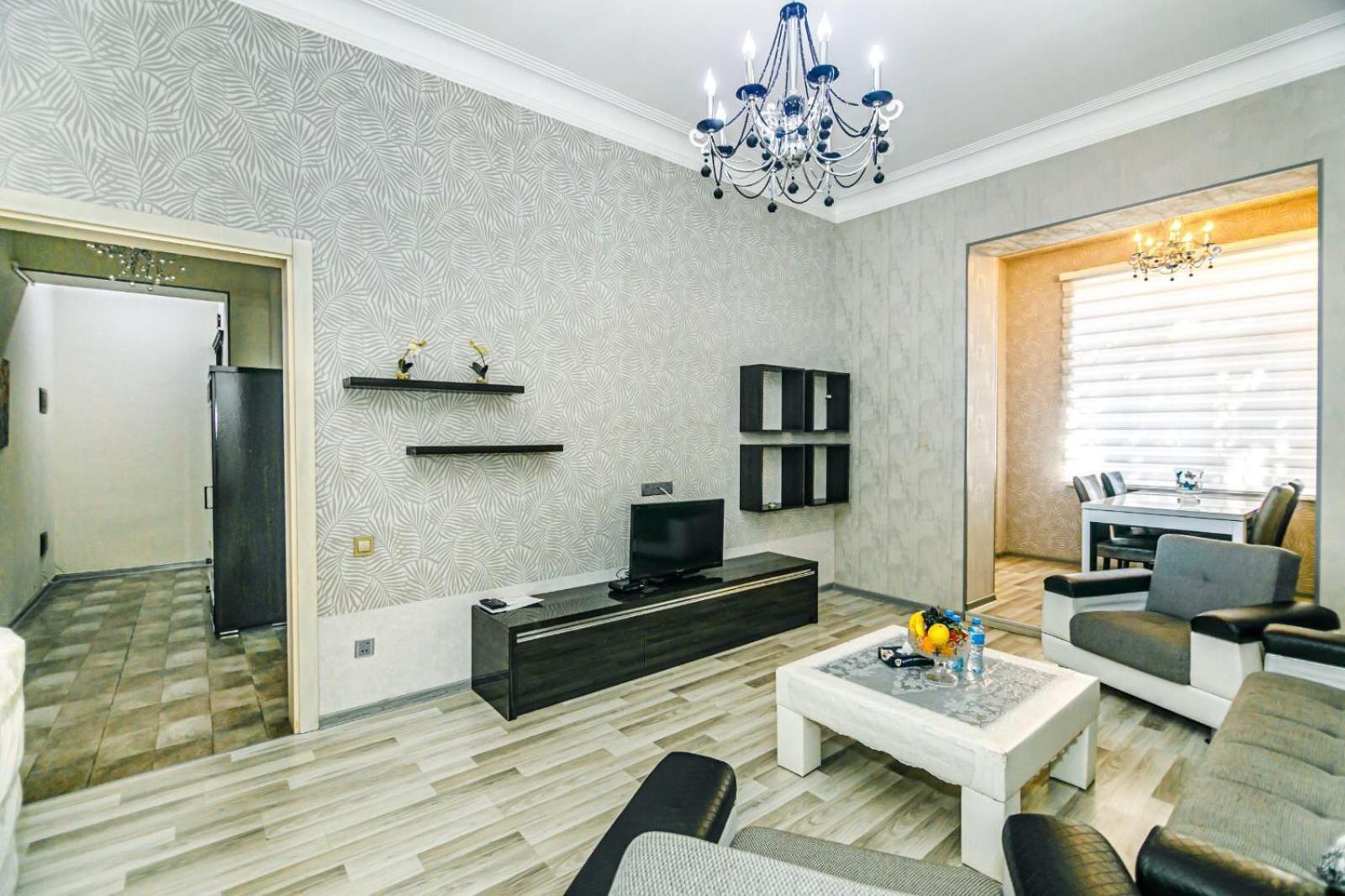 Azneft Square Deluxe Apartment Bakü Dış mekan fotoğraf